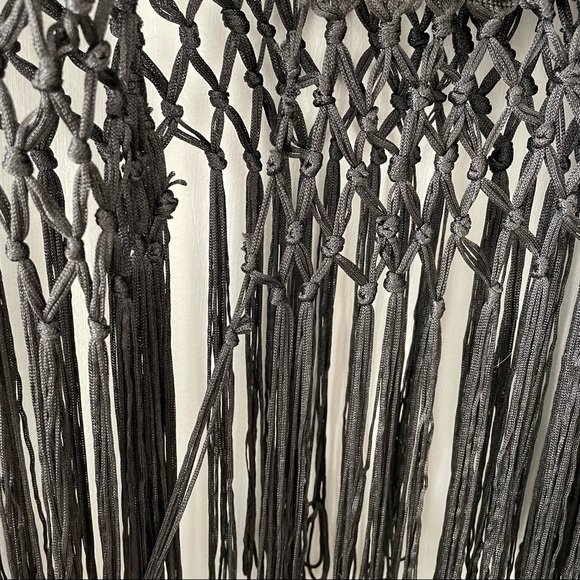 Fringed Floral-Embroidered Kimono - Picture 5 of 10